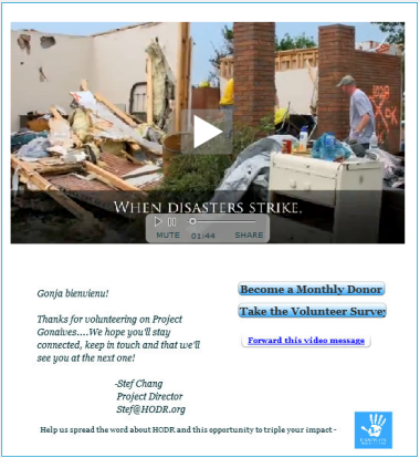 Hands on Disaster Response