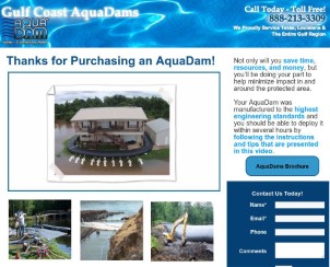 Gulf Coast Aqua Dams